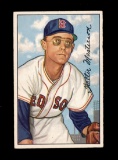 1952 Bowman Baseball Card #205 Walt Masterson Boston Red Sox.