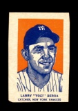 1952 Wheaties Cereal Hand Cut Baseball Card Hall of Famer Larry 