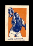 1952 Wheaties Cereal Hand Cut Baseball Card Hall of Famer Roy Campanella Br