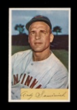 1954 Bowman Baseball Card #172 Andy Seminick Cincinnati Redlegs.