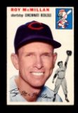 1954 Topps Baseball Card #120 Roy McMillan Cincinnati Redlegs.