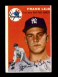 1954 Topps Baseball Card #175 Frank Leja New York Yankees.