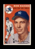 1954 Topps Baseball Card #230 Bob Kuzava New York Yankees.