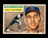 1956 Topps  Baseball Card #77 Harvey Haddix St Louis Cardinals.