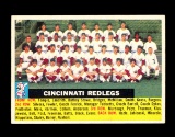 1956 Topps  Baseball Card #90 Cincinnati Redlegs Team Card.