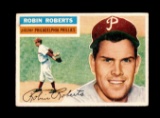 1956 Topps  Baseball Card #180 Hall of Famer Robin Roberts Philadelphia Phi