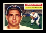 1956 Topps  Baseball Card #187 Hall of Famer Early Wynn Cleveland Indians.