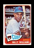 1965 Topps Baseball Card #220 Hall of Famer Billy Williams Chicago Cubs.