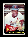 1965 Topps Baseball Card #320 Hall of Famer Bob Gibson St Louis Cardinals.