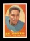 1958 Topps Football Card #42 Hall of Famer Emlen Tunnell New York Giants.