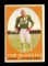 1958 Topps Football Card #126 Hall of Famer Tom McDonald Philadelphia Eagle