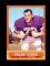 1963 Topps Football Card #102 Frank Youso Minnesota Vikings.