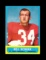 1963 Topps Football Card #154 Bill Koman St Louis Cardinals.