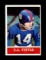 1964 Philadelphia Football Card #124 Hall of Famer  Y.A. Tittle New York Gi