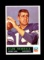 1965 Philadelphia Football Card #65 Earl Morrall Detroit Lions.