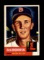 1953 Topps Baseball Card #69 Richard Stanley Brodowski Boston Red Sox.