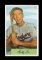 1954 Bowman Baseball Card #26 Billy Cox Brooklyn Dodgers.