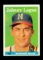 1958 Topps Baseball Card #110 Johhny Logan Milwaukee Braves.