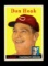 1958 Topps Baseball Card #160 Don Hoak Cincinnati Redlegs.