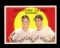 1959 Topps Baseball Card #408 Keystone Combo Fox-Aparicio.