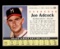 1961 Post Cereal Hand Cut Baseball Card #104 Joe Adcock Milwaukee Braves.