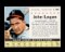 1961 Post Cereal Hand Cut Baseball Card #105 John Logan Milwaukee Braves.