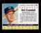 1961 Post Cereal Hand Cut Baseball Card #110 Del Crandall Milwaukee Braves.