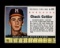 1961 Post Cereal Hand Cut Baseball Card #113 Chuck Cottier Milwaukee Braves