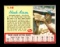 1962 Post Cereal Hand Cut Baseball Card #149 Hall of Famer Hank Aaron Milwa
