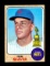 1968 Topps Baseball Card #45 Hall of Famer Tom Seaver New York Mets.