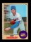 1968 Topps Baseball Card #345 Bob Hendley New York Mets.