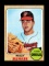 1968 Topps Baseball Card #489 Wally Bunker Baltimore Orioles.