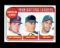 1969 Topps Baseball Card #1 1968 AL Batting Leaders; Yastrzemski-Cater-Oliv