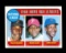 1969 Topps Baseball Card #6 1968 NL Home Run Leaders; McCovey-Allen-Banks.