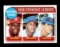 1969 Topps Baseball Card #12 1968 NL Strikout Leaders; Gibson-Jenkins-Singe