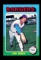 1975 Topps Baseball Card #155 Jim Bibby Texas Rangers Blank Back Error.