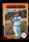 1975 Topps Baseball Card #295 Vada Pinson Kansas City Royals Blank Back Err