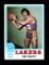 1973 Topps Basketball Card #21 Pat Riley Los Angeles Lakers.