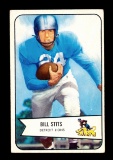 1954 Bowman Football Card #5 Bill Stits Detroit Lions.