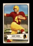 1954 Bowman Football Card #27 Harry Dowda Washington Redskins.