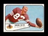 1954 Bowman Football Card #101 Gordon Soltau San Francisco 49'ers.