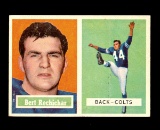 1957 Topps Football Card #41 Bert Rechichar Baltimore Colts.