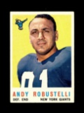 1959 Topps Football Card #147 Hall of Famer Andy Robustelli New York Giants