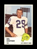 1961 Fleer Football Card #103 Del Shofner Los Angeles Rams