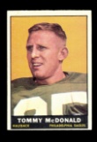 1961 Topps Football Card #96 Hall of Famer Tommy McDonald Philadelphia Eagl