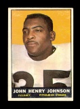 1961 Topps Football Card #105 Hall of Famer John Henry Johnson Pittsburgh S