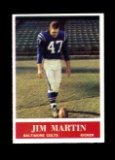 1964 Philadelphia Football Card #5 Jim Martin Baltimore Colts.
