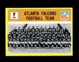 1967 Philadelphia Football Card #1 Atlanta Falcons Team Card.