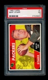 1968 Topps Football Card #1 Hall of Famer Bart Starr Green Bay Packers. Cer
