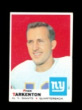 1969 Topps Football Card #150 Hall of Famer Fran Tarkenton New York Giants.